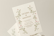 Watercolor Blush Roses Floral Set, a Decorative Illustration by Carol Lozove (Thumbnail 11 of 50)