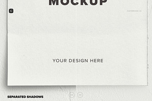 Paper Moodboard Mockup A4 - A5 Size