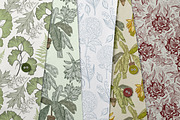Seamless vector Floral Pattern set, a Pattern Graphic by FleurArt (Thumbnail 5 of 16)