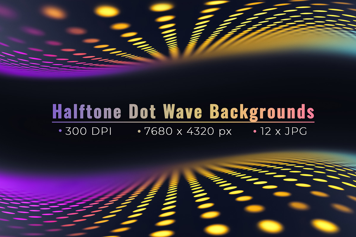 12 Dark Futuristic Dot Backgrounds, a Background Graphic by BazziBa♥ (Photo 1 of 4)