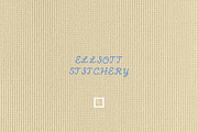 Elliott Stitchery, a Handwritten Font by Honey Lust Co. Shop (Thumbnail 1 of 3)