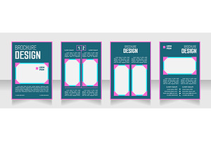 Graphic Design Study Blank Brochure