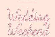 CS Royce Dashed, a Script Font by Craft Supply Co. (Thumbnail 3 of 8)