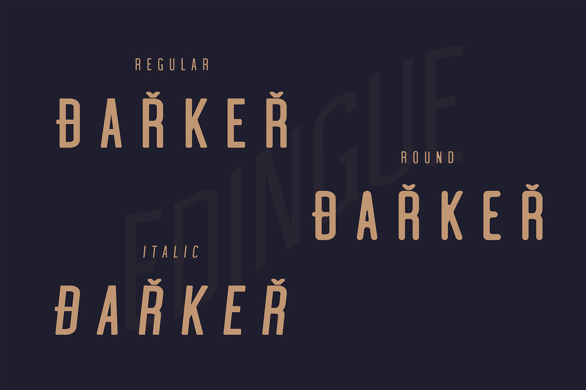 Edingu Sans Serif Font Family, a Sans Serif Font by Creativetacos (Photo 8 of 14)