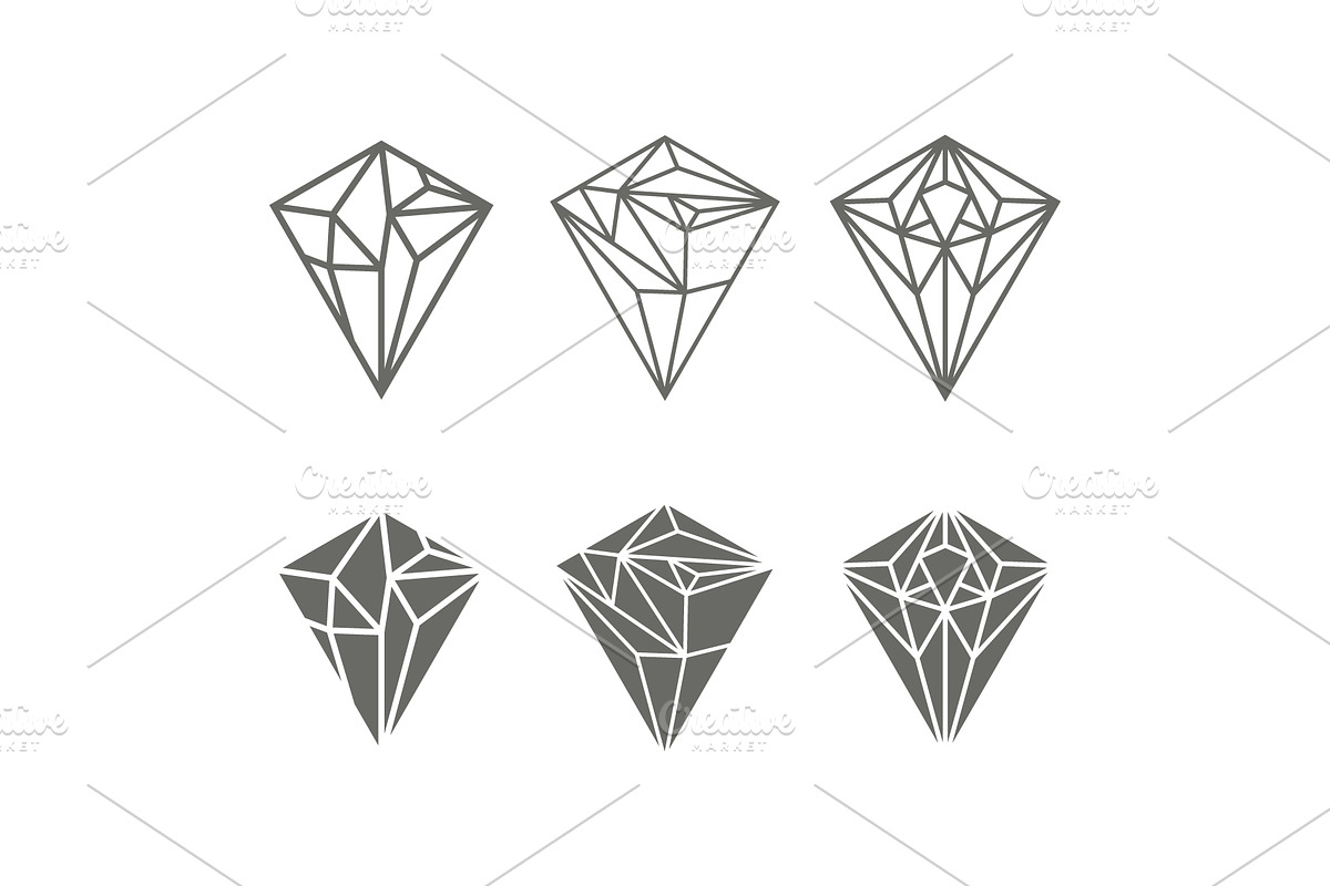 Crystal Diamond Collection Set, a Finance Illustration by Atlantis X Nurman Arbai (Photo 1 of 3)