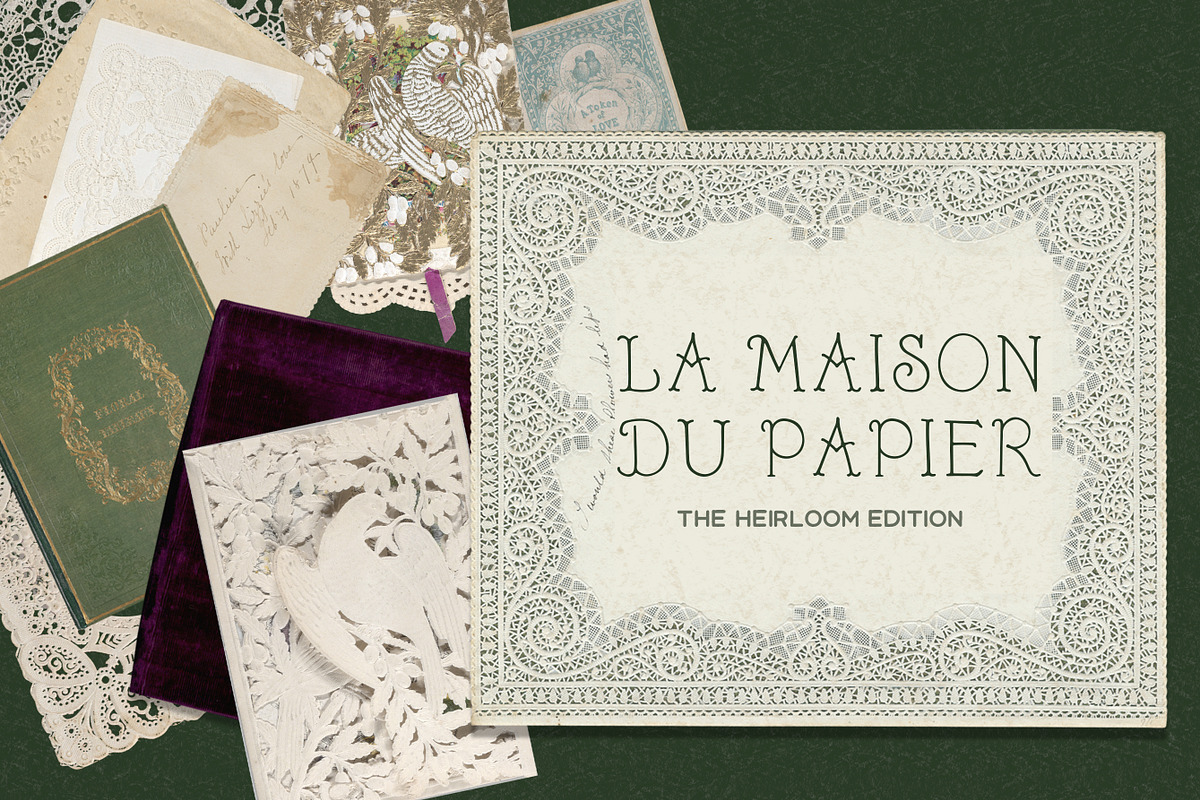 Emboss Lace Frames & Vintage Paper, an Object Graphic by Laras Wonderland (Photo 20 of 21)