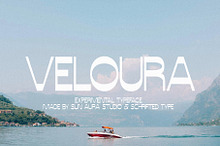 Veloura - Experimental Sans Serif
