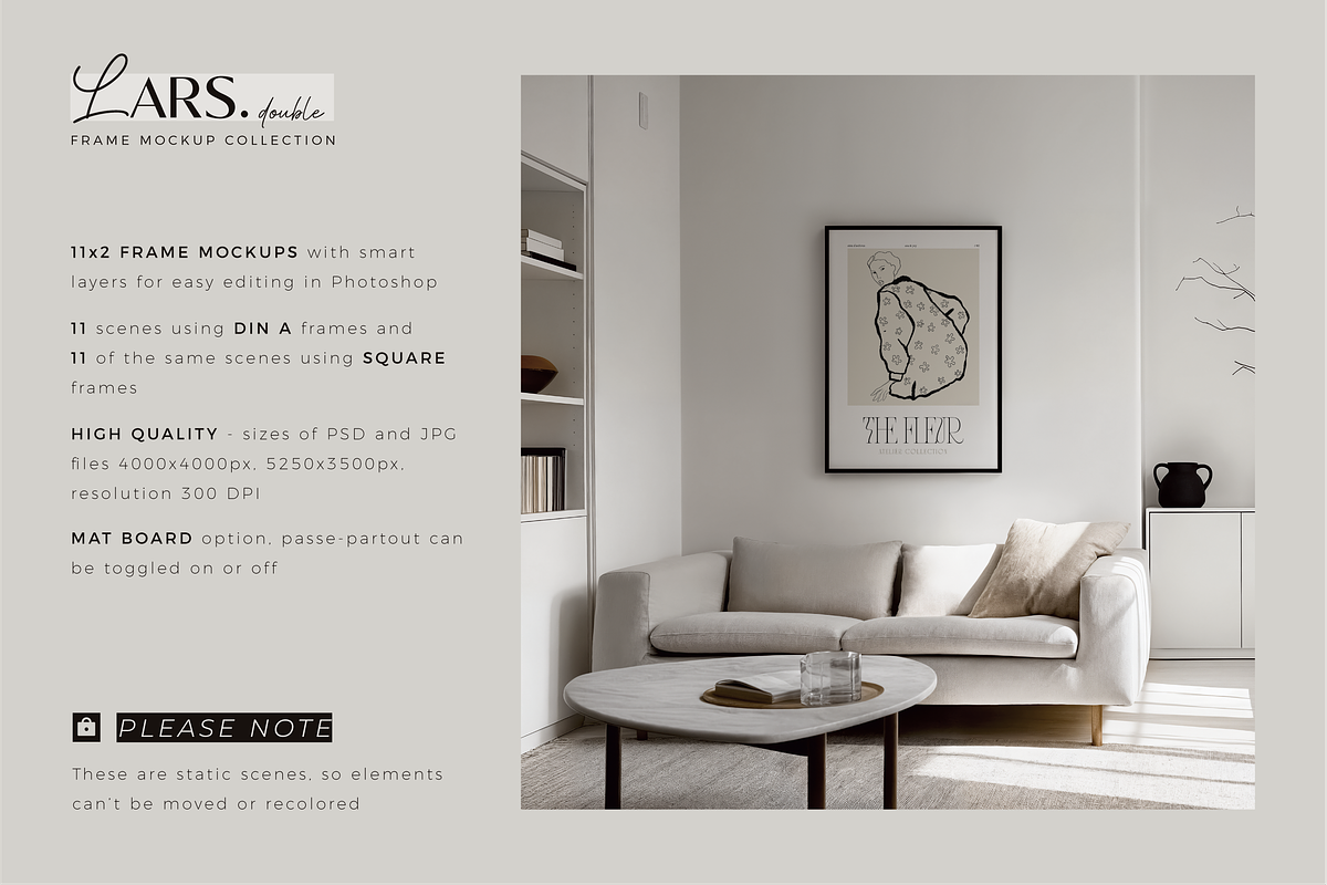 LARS Double | Frame Mockup Big Set, a Product Mockup by Acierto Studio (Photo 2 of 10)