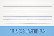 Hand-Drawn Illustrator Brush Set, a Brush Add-On by Hogwash Studio (Thumbnail 2 of 5)
