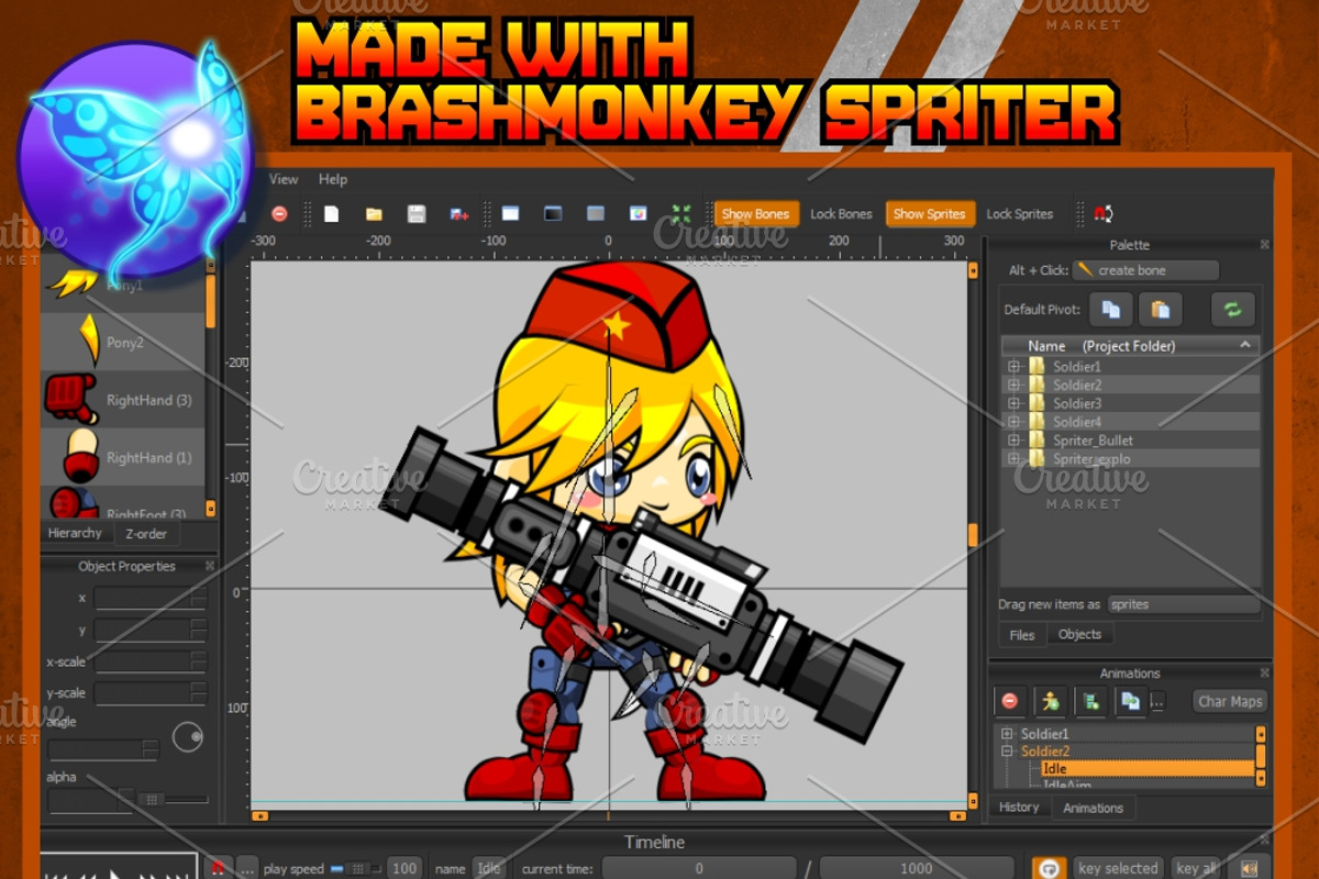 Characters Spritesheet 21, an Illustration by pzUH (Photo 3 of 5)