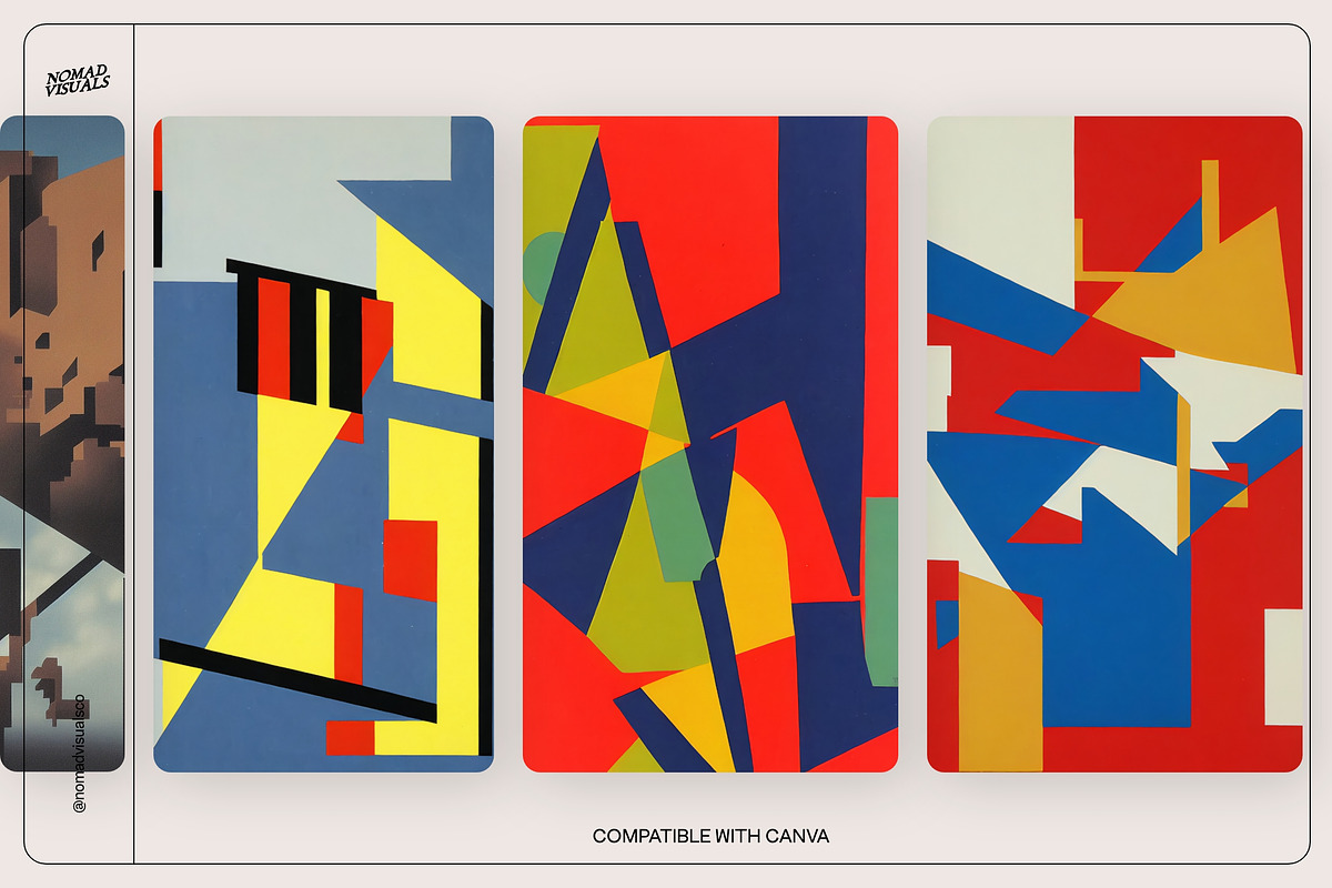 Bauhaus Paintings, a Decorative Illustration by Nomad Visuals (Photo 15 of 21)