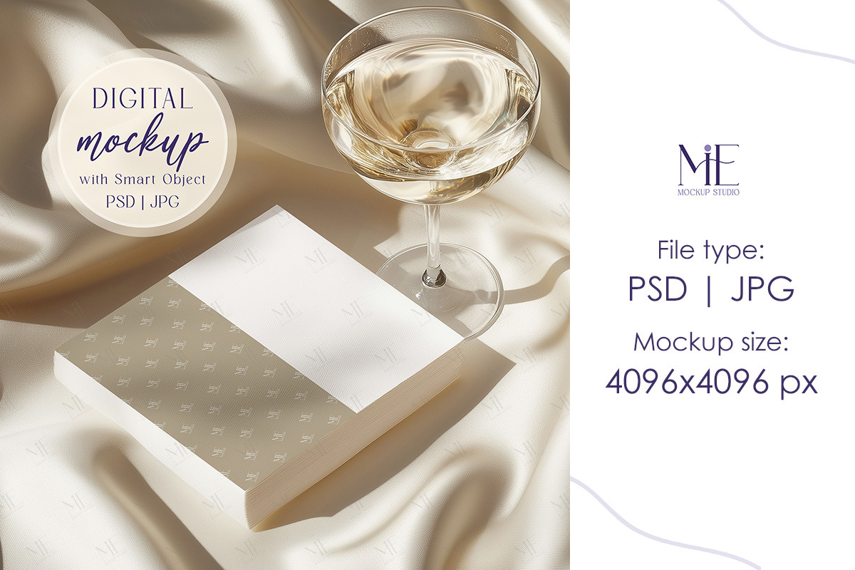 Cocktail Napkin Mockup, Boho Wedding, a Mockup by Mie Mockup Studio (Photo 4 of 10)
