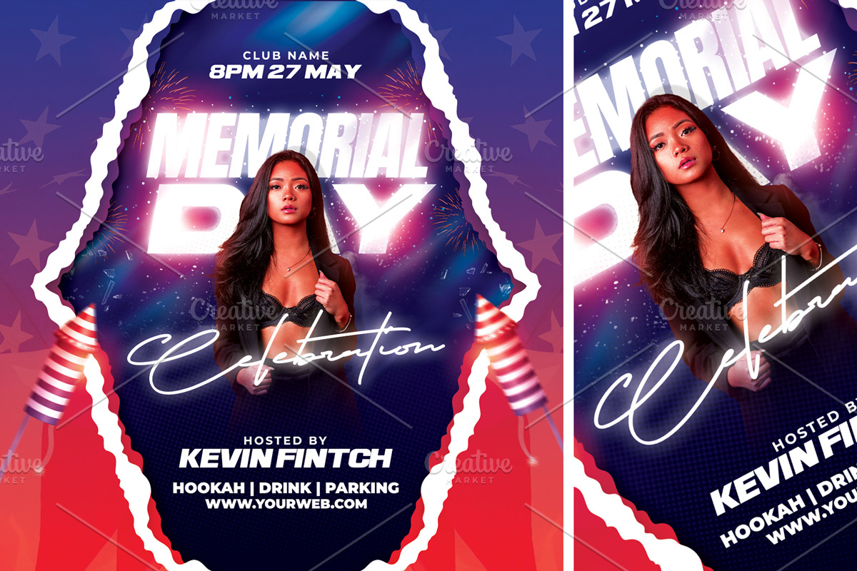 Memorial Day Flyer, a Flyer Template by StarPixles11 (Photo 3 of 3)