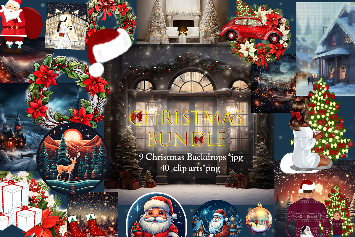 Christmas Bundle, an Object Illustration by MajorArtTm (Photo 1 of 9)