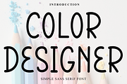 Color Designer, a Sans Serif Font by InermediaSTUDIO (Thumbnail 1 of 8)