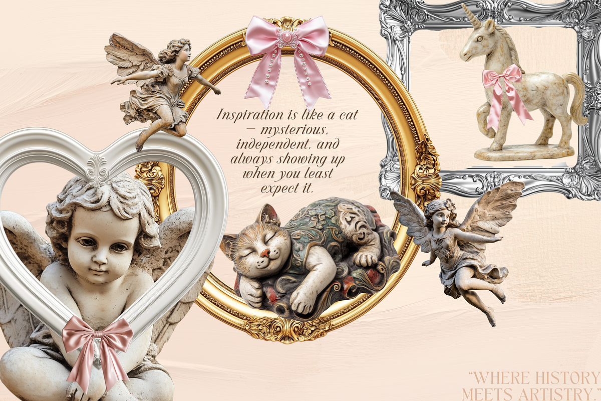 Vintage Renaissance Collage, an Object Graphic by barsrsind (Photo 2 of 9)