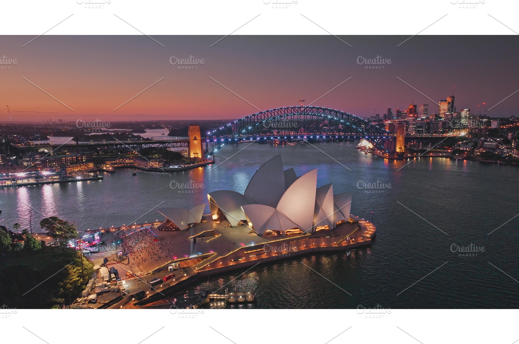 Sydney Opera House and Harbour, an Architecture Photo by Goinyk