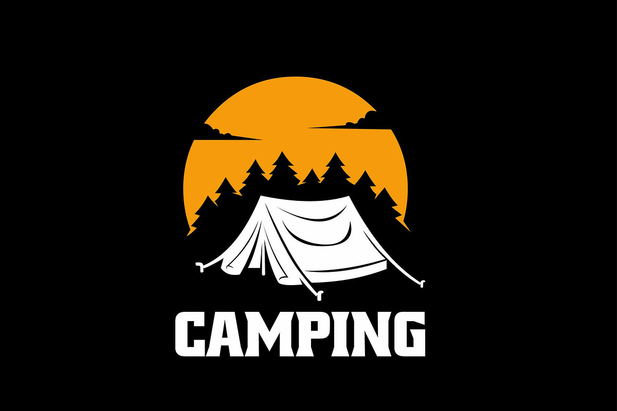 Camping Vector Art Illustration, a Branding & Logo Template by RajadigitalDesain