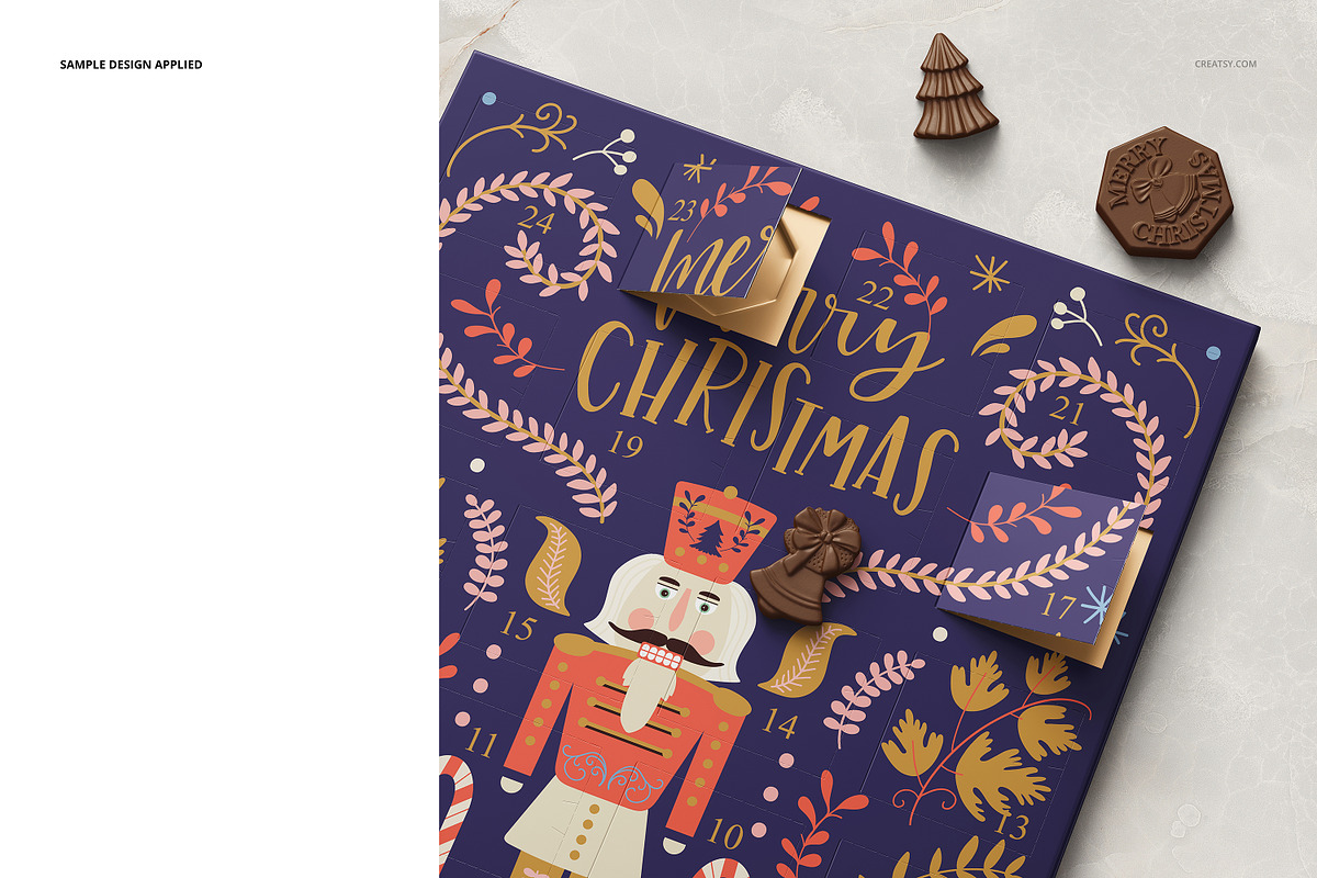 Paper Advent Calendar Mockup Set, a Merchandise Mockup by creatsy5 (Photo 4 of 8)