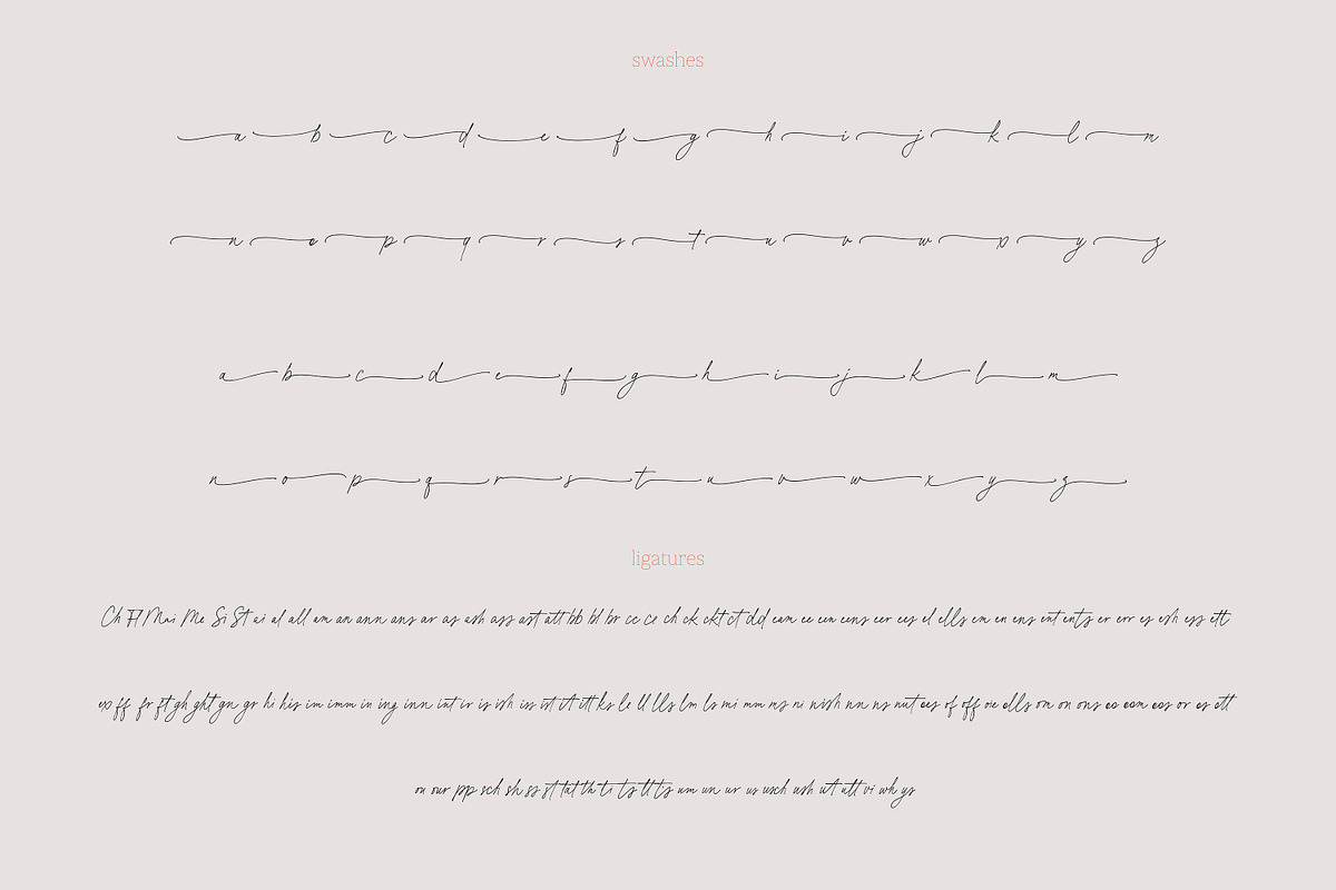 Basil Lime Margarita Script Font, a Handwritten Font by PeachCreme (Photo 15 of 16)