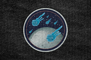 Fabric Stitched Badge Mockup, a Brushes & More by studiogstock (Thumbnail 3 of 3)
