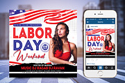 Labor Day Flyer, a Flyer Template by Poushe Design (Thumbnail 2 of 2)