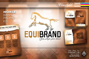 Western Horse Brand Promo Kit, a Branding & Logo Template by Strongholdbrand (Thumbnail 1 of 4)