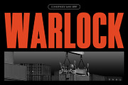 Warlock - Condensed Font, a Sans Serif Font by Umitype (Thumbnail 1 of 10)