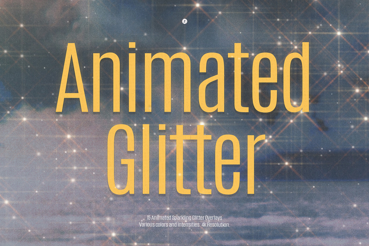 Animated Glitter Overlays, a Texture Graphic by Freezerondigital (Photo 1 of 10)