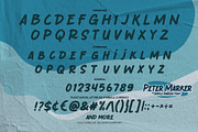 Peter Marker - Simple Marker Font, a Font by Gassstype (Thumbnail 6 of 8)