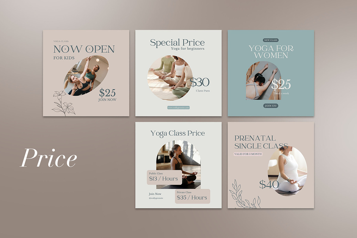 Yoga Instagram | CANVA Template, a Social Media Template by Azruca (Photo 15 of 17)