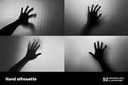 Hand silhouette. 52 images, a Background Graphic by Handmadefont (Thumbnail 9 of 12)