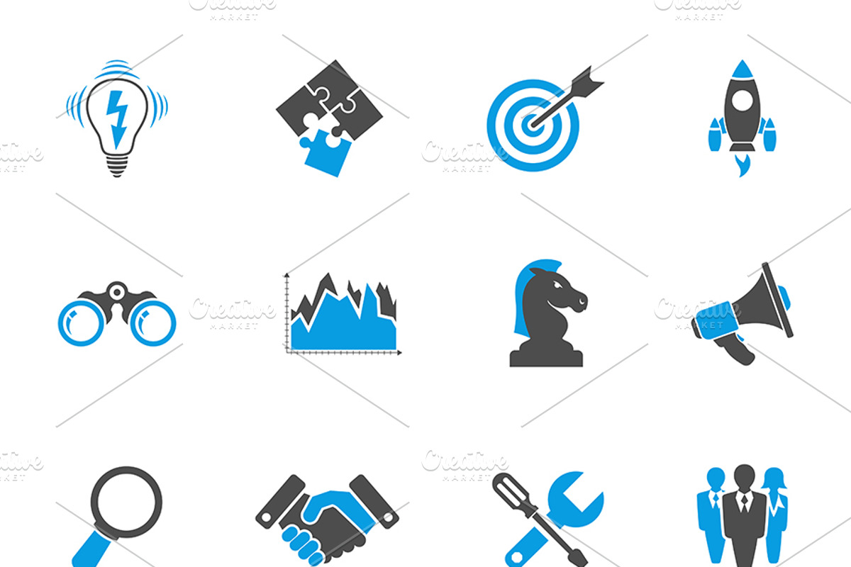 Business Online Shopping Icons, a Finance Illustration by TAlex (Photo 2 of 6)