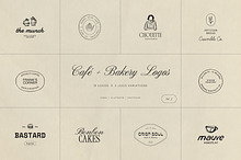 Café & Bakery Logos by  in Templates & Themes