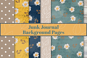Spring floral junk journal pages, a Pattern Graphic by Shabbypaperboutique (Thumbnail 1 of 4)