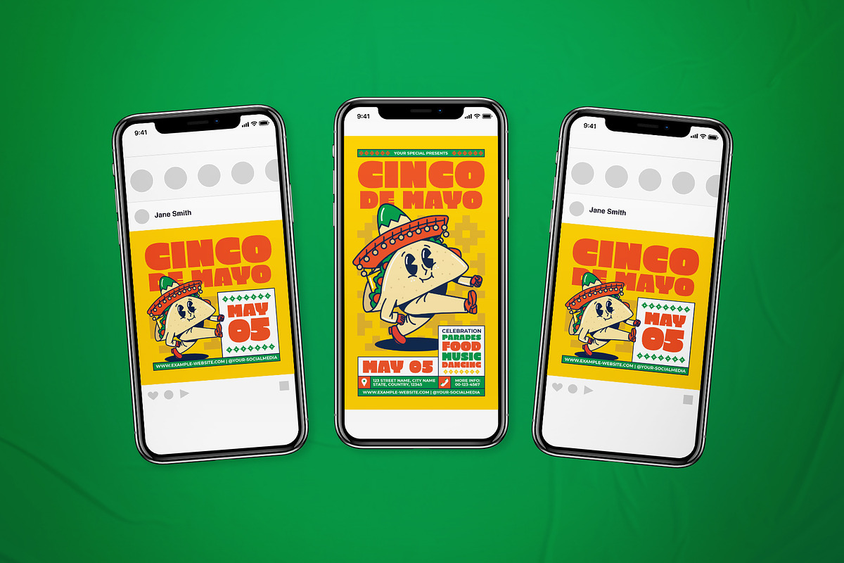 Cinco De Mayo Flyer Set, a Flyer Template by The Good Store (Photo 2 of 2)