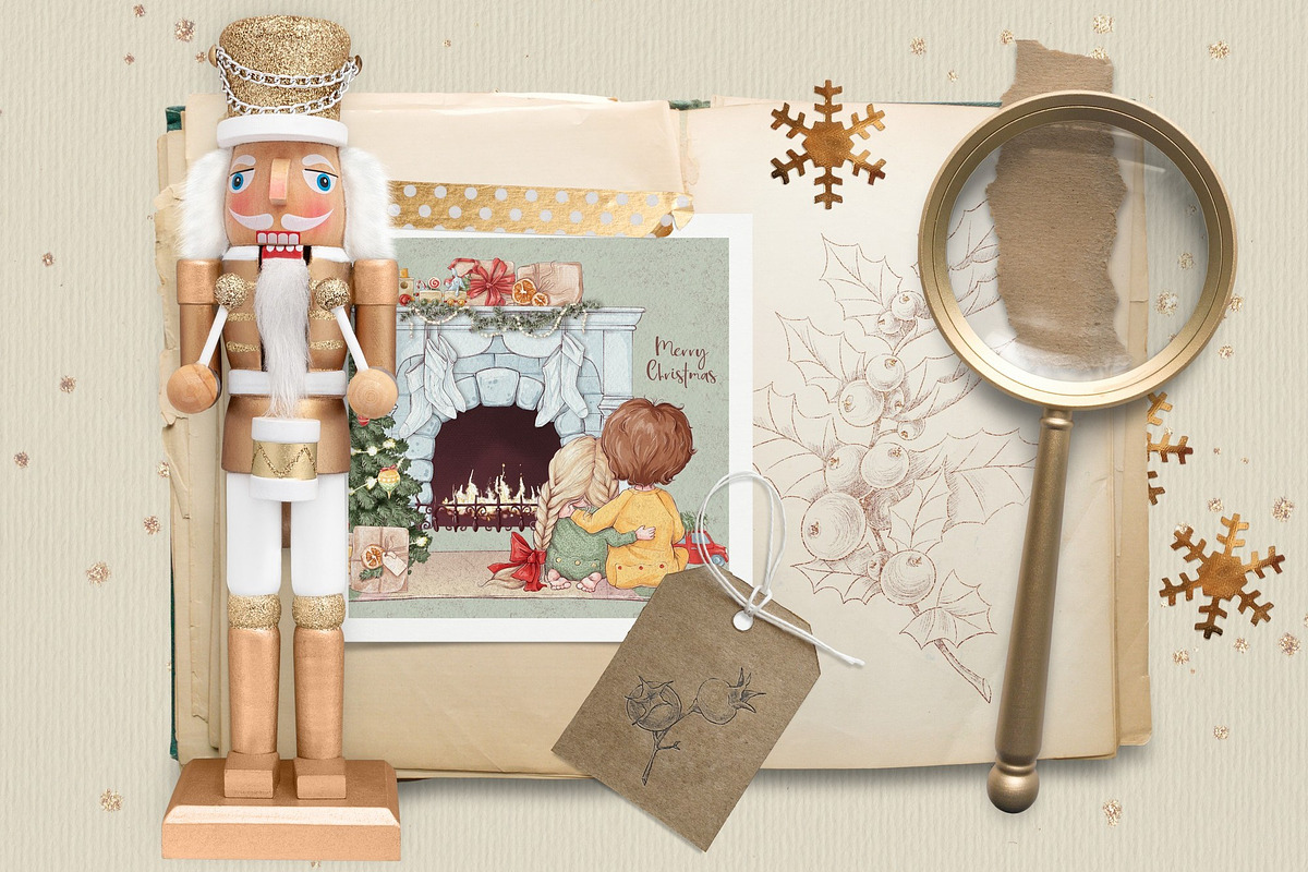Creator Christmas at the Grandma, an Illustration by Yuliya Art (Photo 2 of 13)