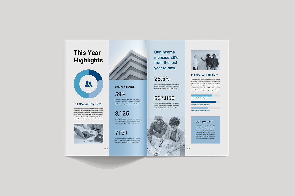 Annual Report, a Brochure Template by Leaflove (Photo 3 of 10)