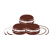 Hand painted bakery line set with, a Food Illustration by okskukuruza (Thumbnail 3 of 3)