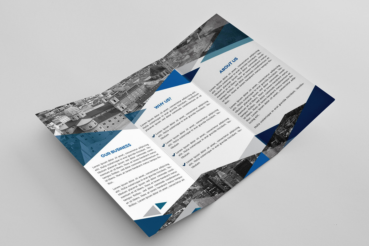 Modern Trifold Brochure, a Brochure Template by assaiv (Photo 5 of 5)