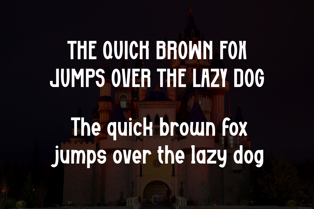 Fancy Disney - Vintage Sans Serif, a Sans Serif Font by Pian45 Studio (Photo 8 of 10)