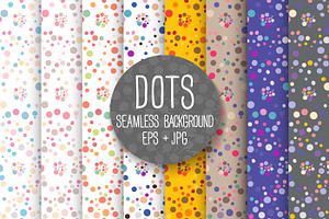 DOTS. Seamless background.
