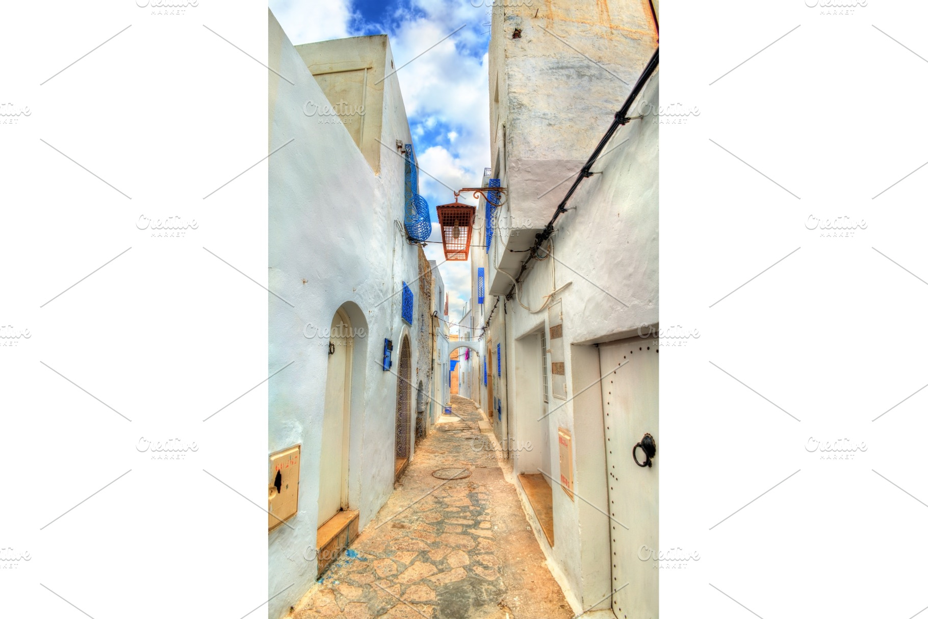 Traditional houses in medina of hammamet tunisia stock photo containing, an Architecture Photo by Leonid Andronov