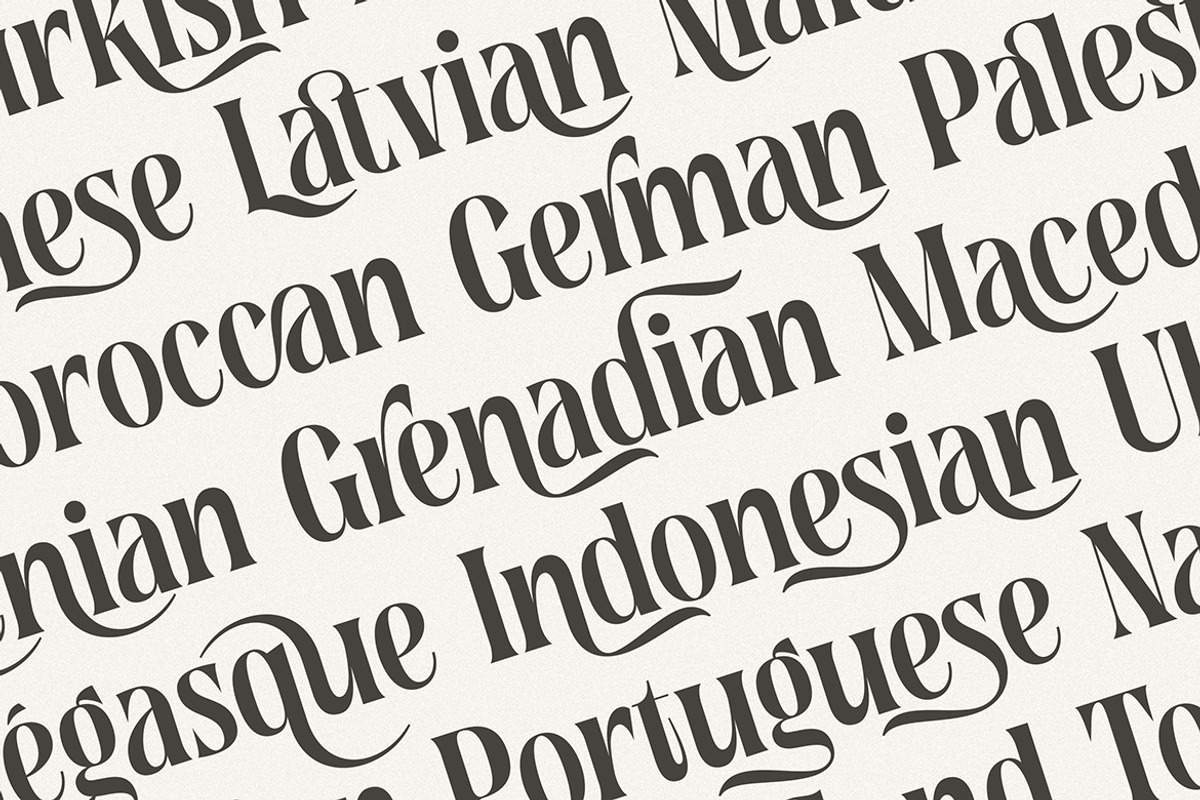 Tersakiti Elegant Modern Serif, a Serif Font by Cruzine (Photo 3 of 8)