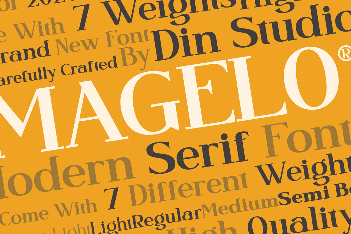 Magelo, a Serif Font by din-studio.com (Photo 16 of 16)