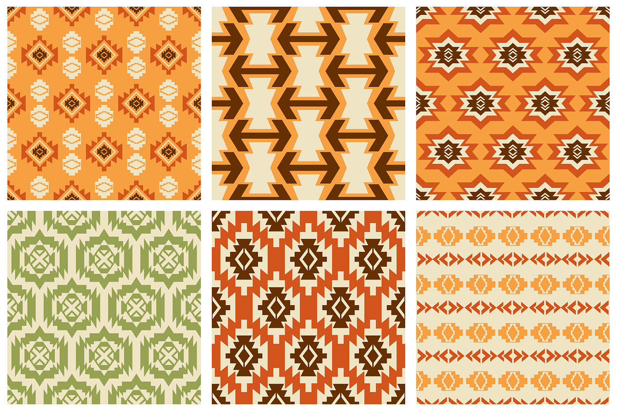 25 Southwestern Vector Patterns, a Pattern Graphic by Katrinelly (Photo 10 of 13)