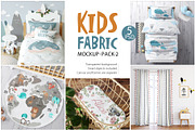 KIDS Fabric Mockup Pack 2, a Household Mockup by Yuri-U (Thumbnail 1 of 15)