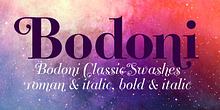 Bodoni Classic Swashes