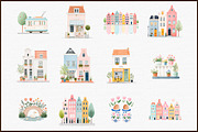 Watercolor Amsterdam City Clipart Se, an Illustration by Sublimation Artist (Thumbnail 3 of 6)