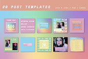 Retro Computer Aesthetic Instagram, a Social Media Template by Liseno Designs (Thumbnail 2 of 8)